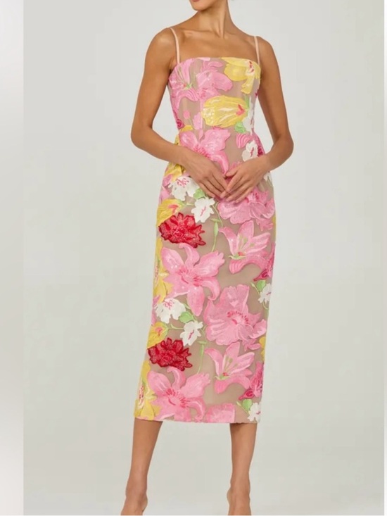 Helsi Dresses & Skirts - HELSI Gemma Floral Appliqué Sequin Midi Dress S